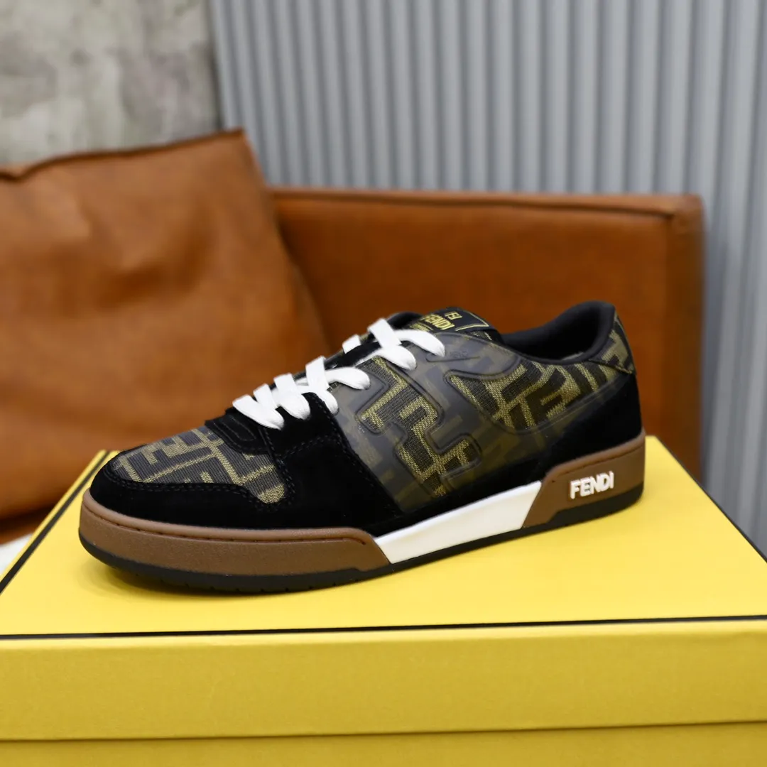 Ex-factory price: 580🔥Couple model (top original order) Brand: FENDI Size: 35-44 (customized for men 38 and 45) Grade: original order quality high version Material: imported original cowhide stitching➕ high-quality and comfortable lining original TPU lightweight non-slip outsole Style category: travel fashion casual shoes versatile trend